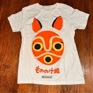 Bioworld XS Studio Ghibli Princess Mononoke Mask Graphic Shirt